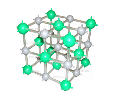 Модель кристаллической решетки хлористого натрия
