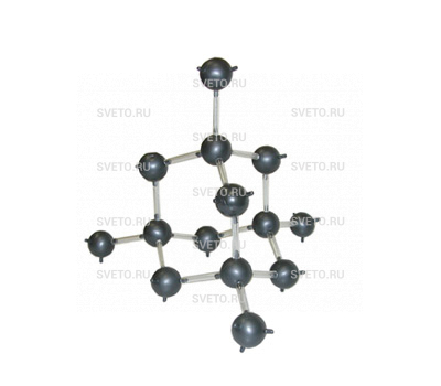 Модель кристаллической решетки алмаза