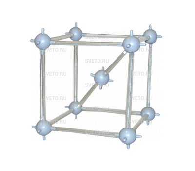Модель кристаллической решетки железа